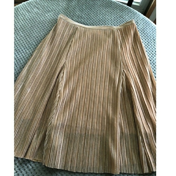 Anthropolgie Maeve Accordion Pleaded Skirt - Picture 2 of 4